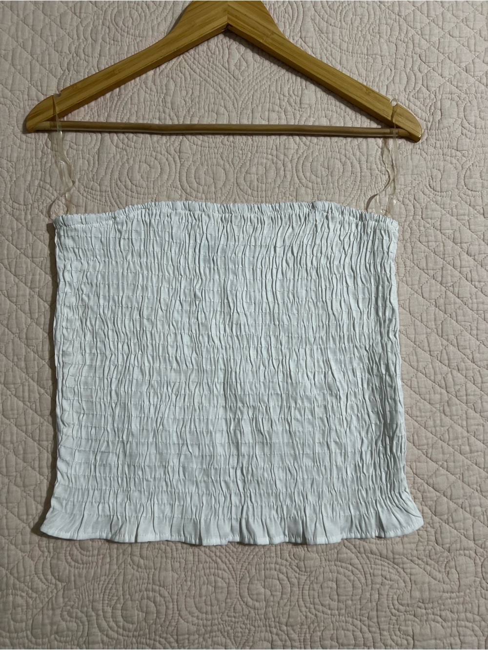 Style Envy White Smocked Tube Top